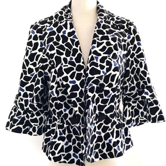 𝅺VGUC Sandro 3/4 sleeve blazer button down evening jacket - Picture 1 of 7